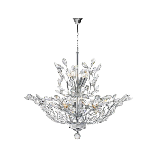 Willow Contemporary Leaf Chandelier - W:70