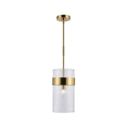 Provincial Collection - Single Light - Rod Suspension -  Brass