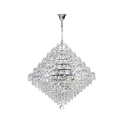 NewYork - Diamond Edge Crystal Pendant Light - 60cm