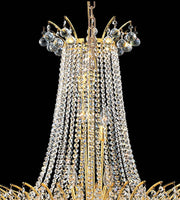 Cascading Empress Chandelier - 16 Light - Gold - W:75cm