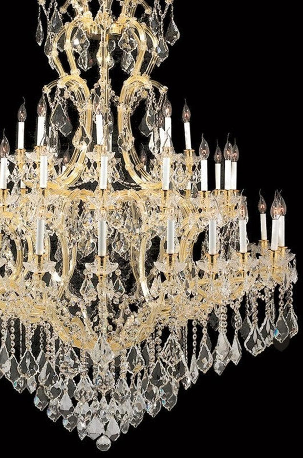 Maria Theresa Crystal Chandelier Royal 48 Light - GOLD