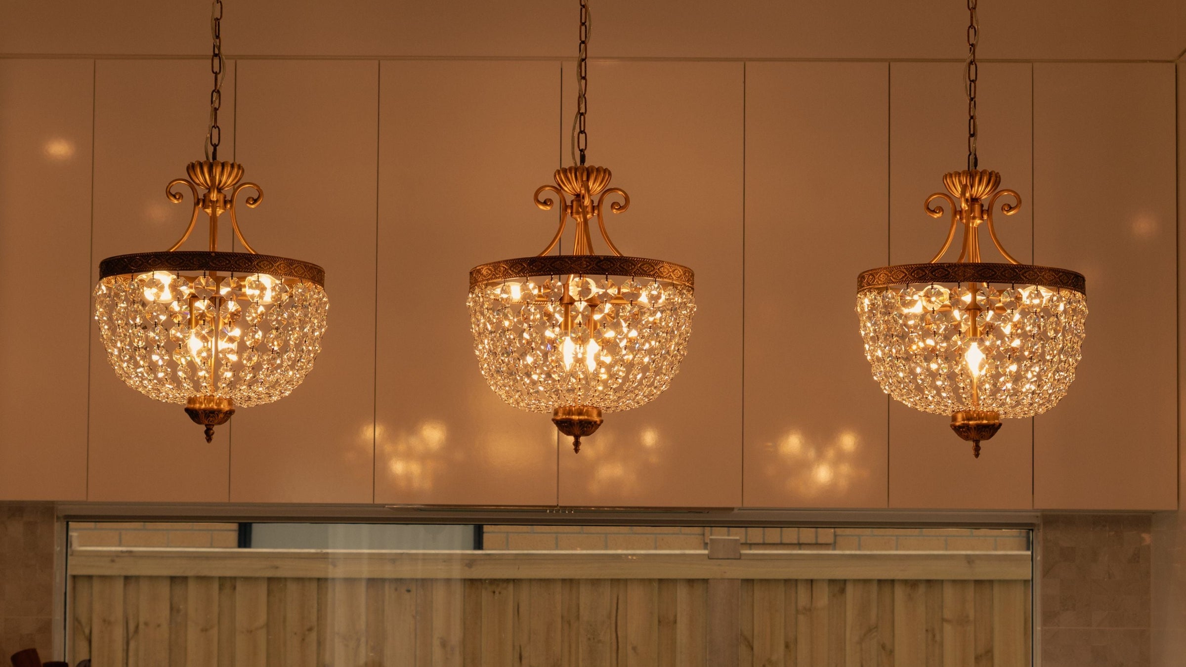 Basket Chandeliers