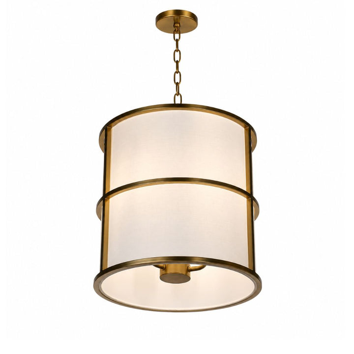 Dixon Collection - Chandelier - W:33cm - Satin Brass