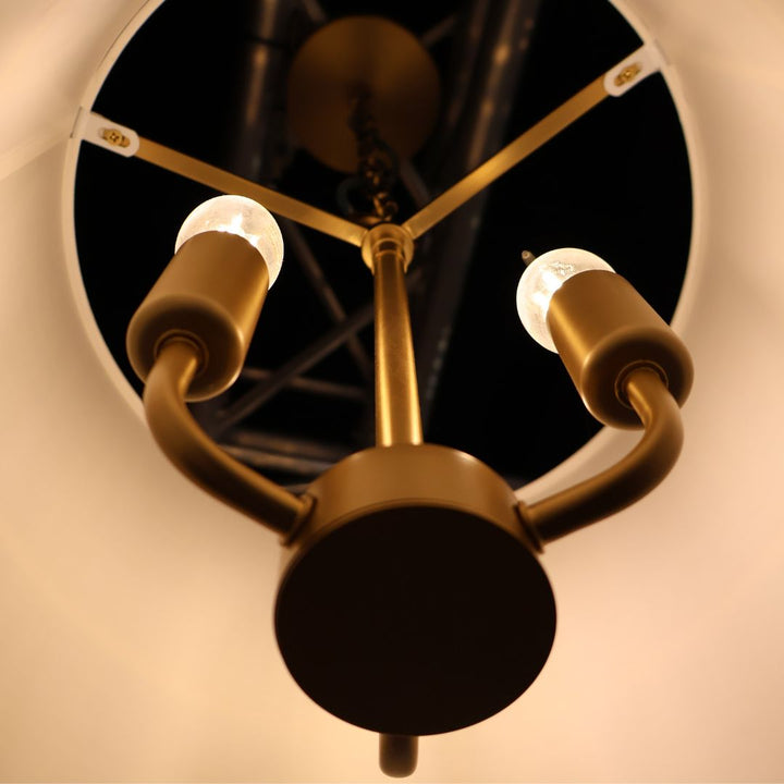 Dixon Collection - Chandelier - W:33cm - Satin Brass