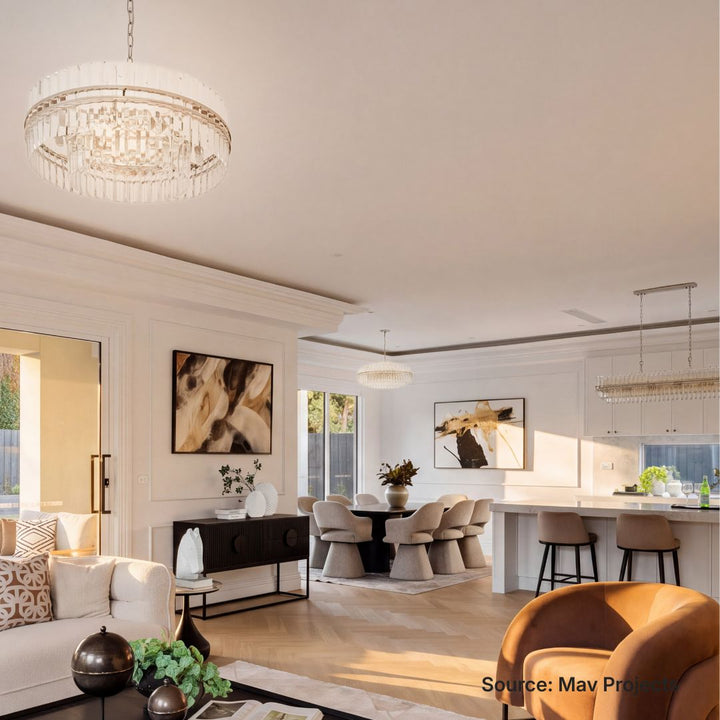 Ashton Collection - 68cm Chandelier - Champagne Finish