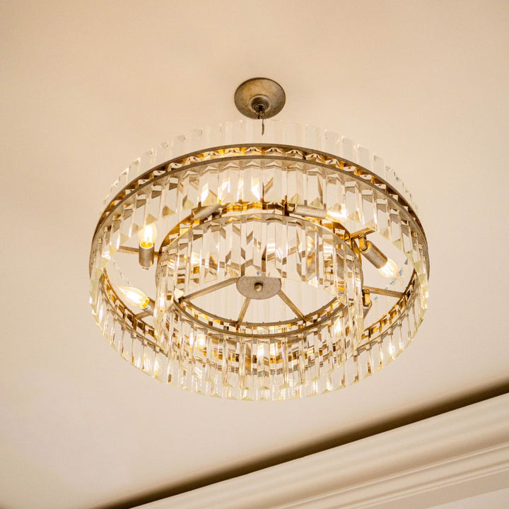 Ashton Collection - 68cm Chandelier - Champagne Finish