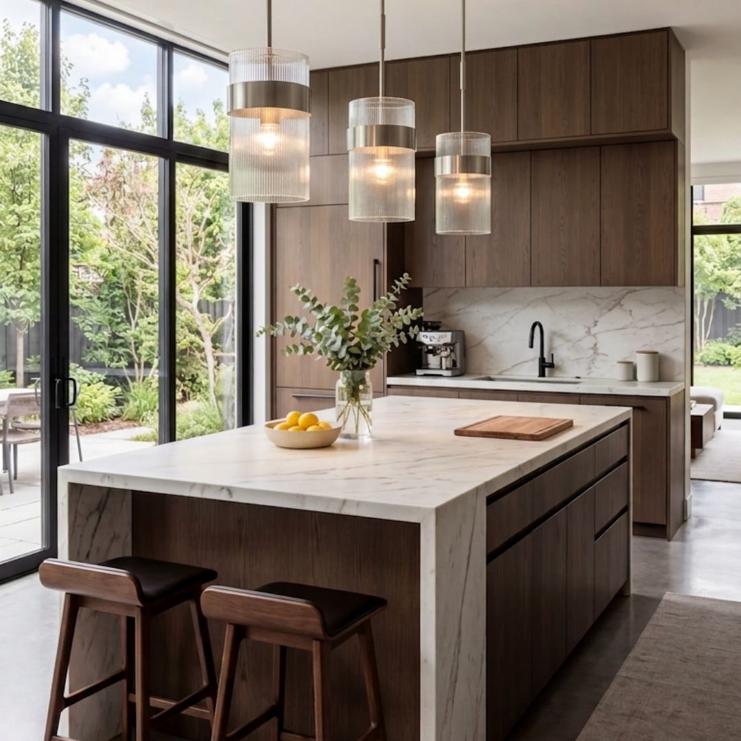 Provincial Collection - Single Light - Rod Suspension - Warm Bronze