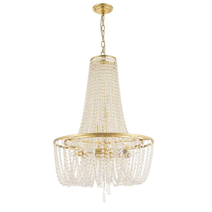 Bailey Collection - Basket Chandelier - W:60cm - Gold