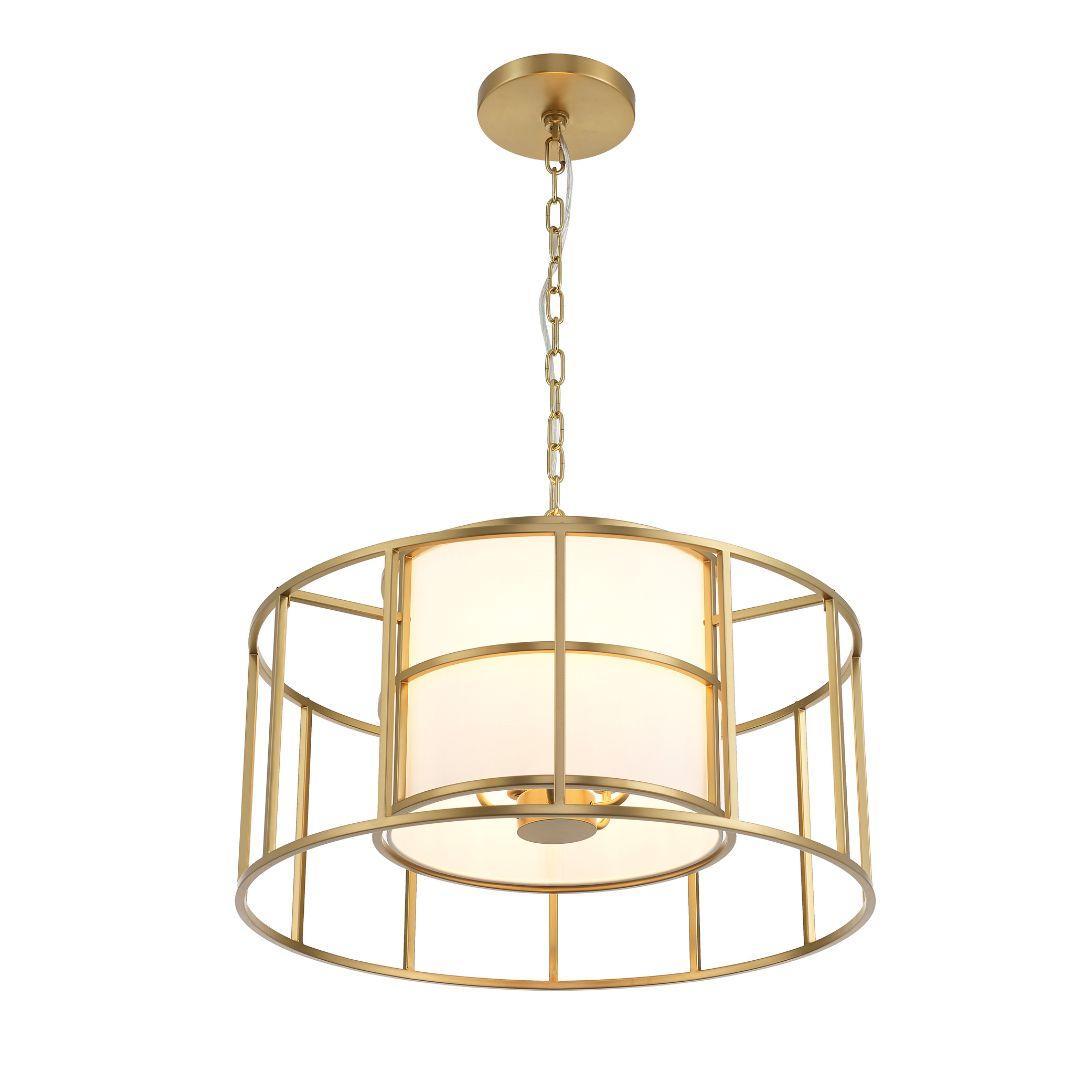 Dixon Collection - Chandelier - Satin Brass - W:64cm