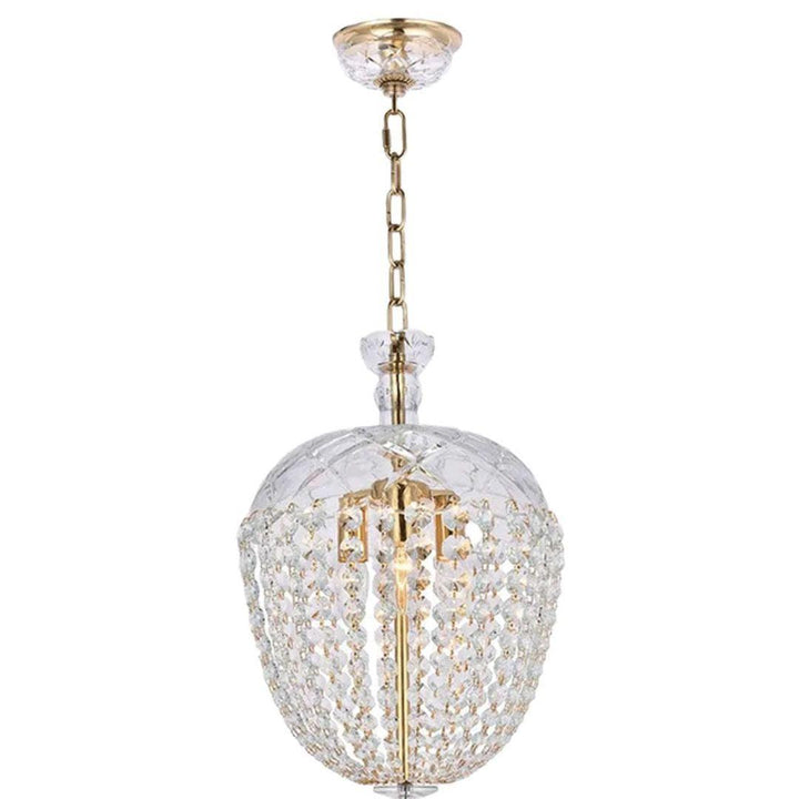 Bohemian Basket Chandelier - W:35cm - Brass Fixtures