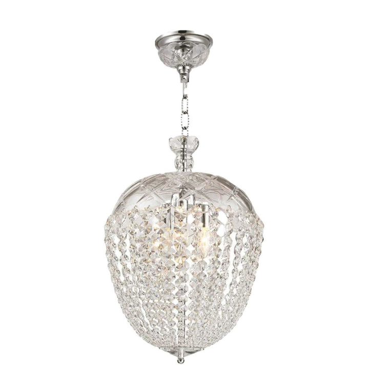 Bohemian Basket Chandelier - Chrome Fixtures - W:35cm