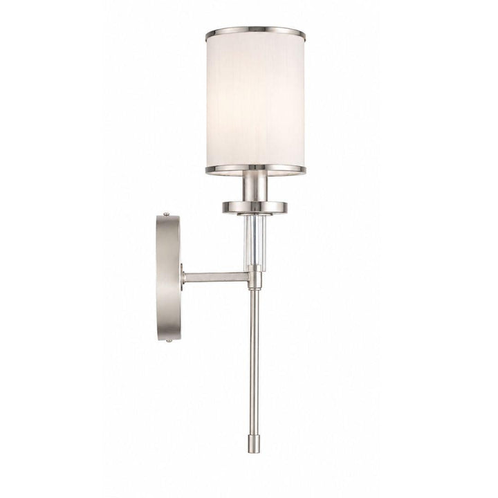 Hollis Collection Wall Sconce - Single Light - Polished Nickel