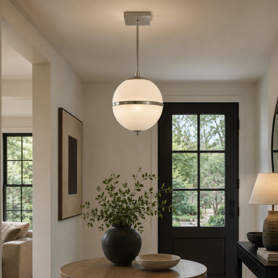 Westwood Collection - Pendant - Polished Nickel - W:40cm