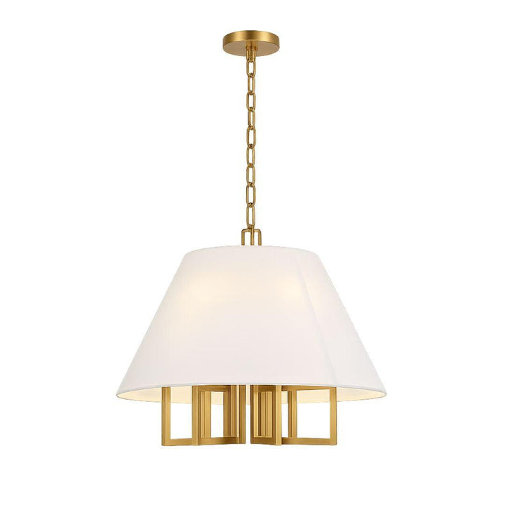 Strata Collection - Pendant - Satin Brass - W:60cm