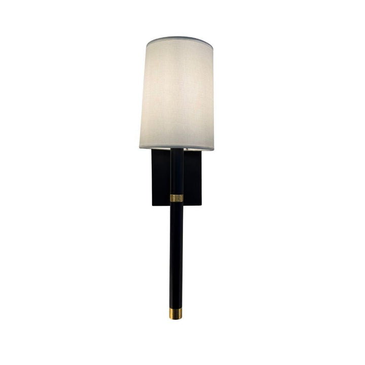 Xavier Collection - Wall Sconce - Matte Black & Gold Leaf Frame