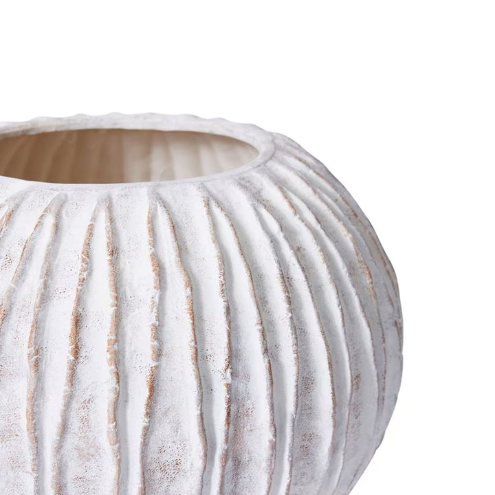 Adelina Vase White