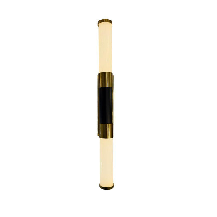 Adonis - 2 Light - Wall Sconce - Satin Brass & Matte Black - H:61cm