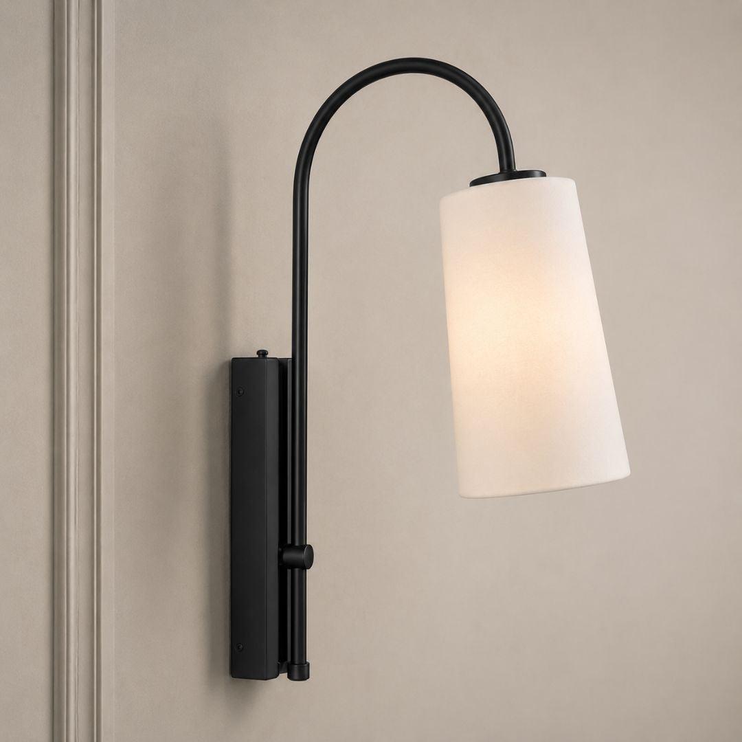 Arcadia Collection - Wall Sconce - Matte Black