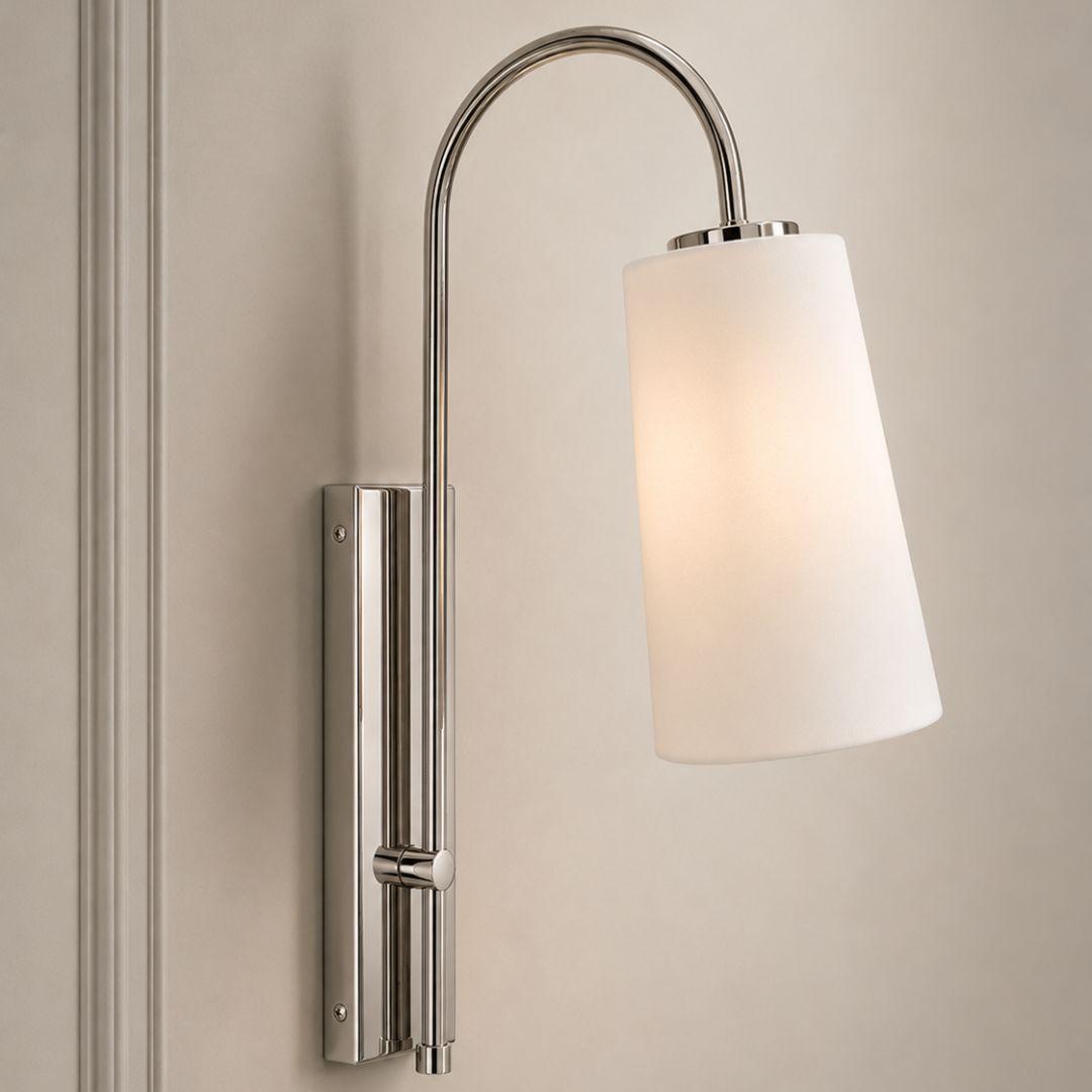 Arcadia Collection - Wall Sconce - Polished Nickel