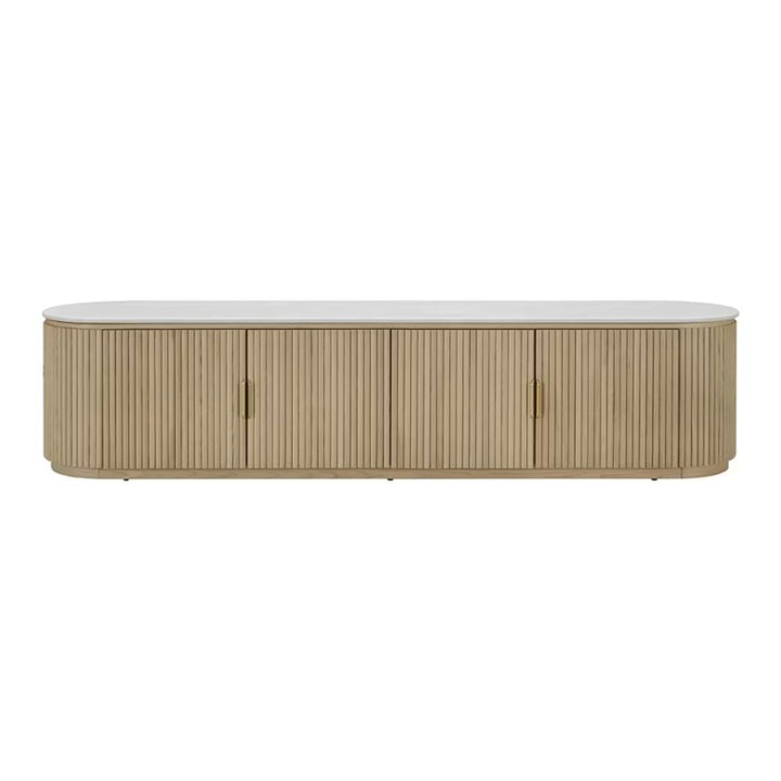 Ares TV Unit Natural & White Marble
