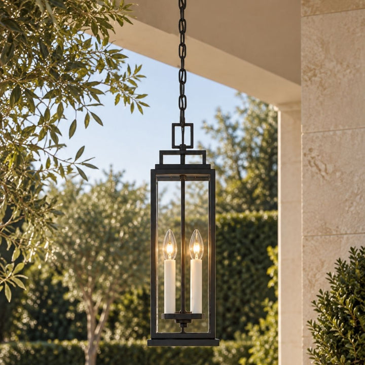 Atlas Collection - 4 Light - Chandelier - Matte Black - W:16.5cm