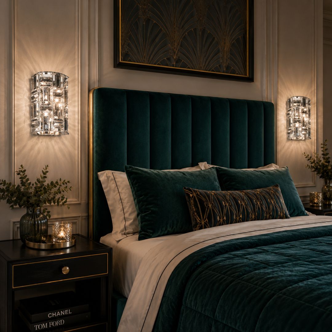 Aurora - Wall Sconce - Height 32cm - Chrome