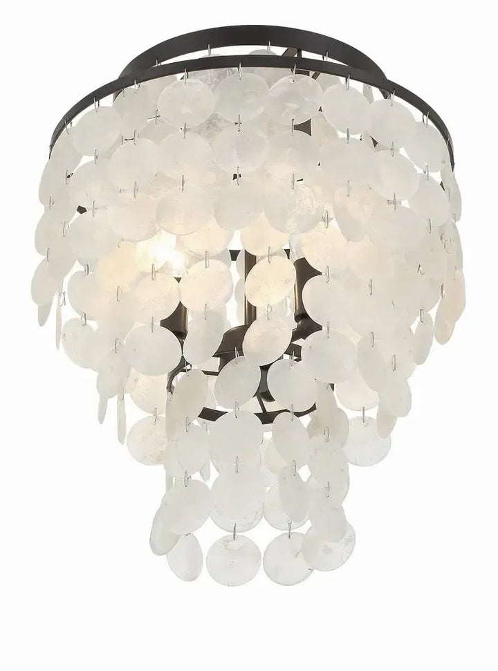 Gigi Collection - 3 Light Flush Mount - Dark Bronze - Designer Chandelier Australia