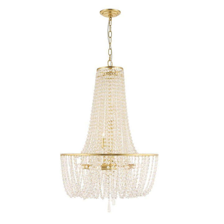 Bailey Collection - Basket Chandelier - W:60cm - Gold
