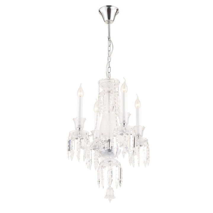 Buckingham Chandelier - 4 ARM - Chrome