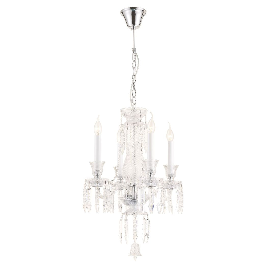 Buckingham Chandelier - 4 ARM - Chrome