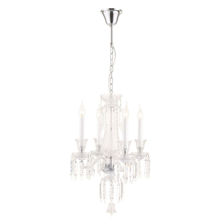Buckingham Chandelier - 4 ARM - Chrome