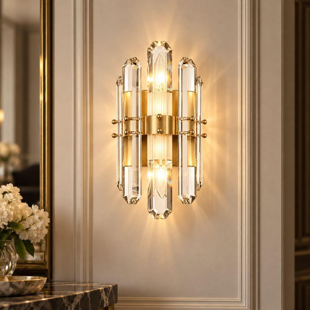 Capri Collection - Aged Brass Wall Sconce