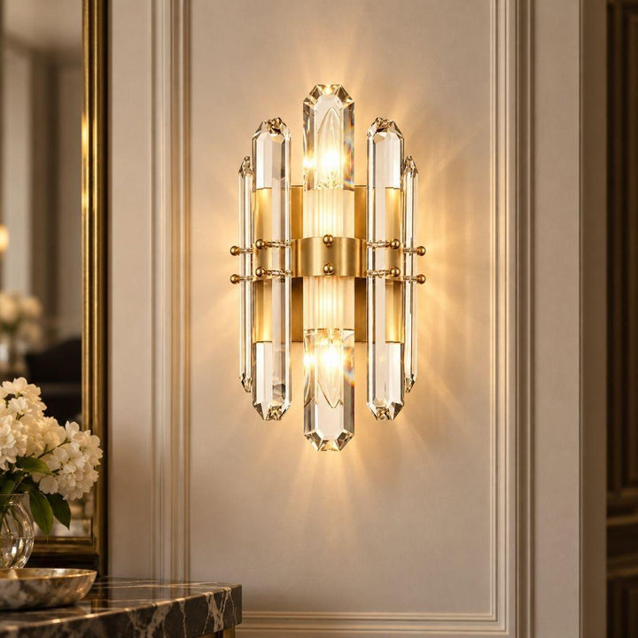 Capri Collection - Aged Brass Wall Sconce