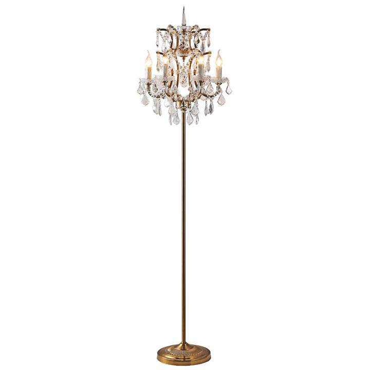 Angelica - Floor Lamp - Antique Gold - W:46cm, H:178cm