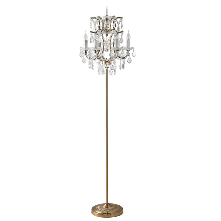 Angelica - Floor Lamp - Antique Gold - W:46cm, H:178cm