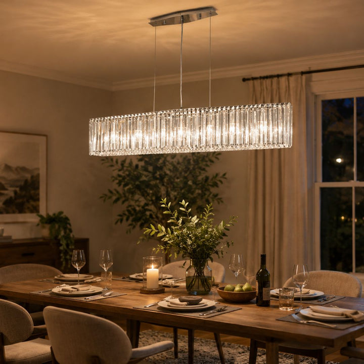Crystocia - Modular Geo Bar Light - 120cm - Chrome