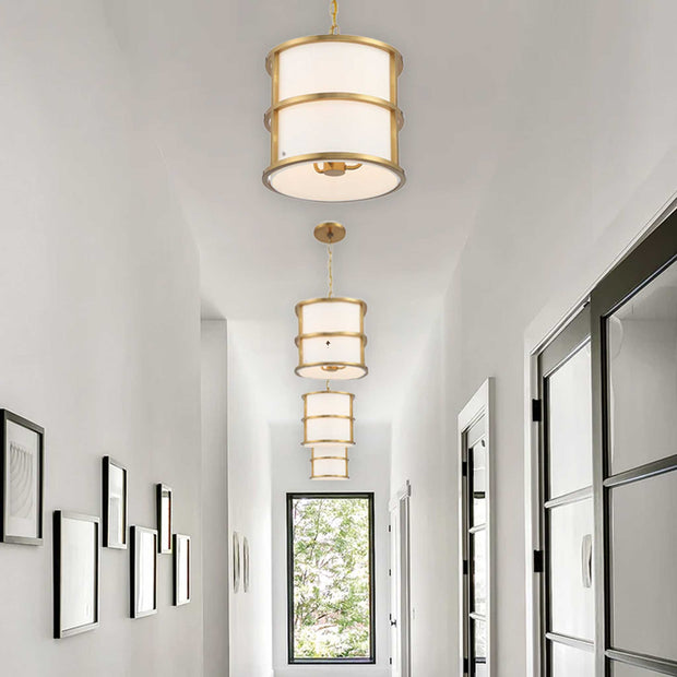 Dixon Collection - Chandelier - W:33cm - Satin Brass