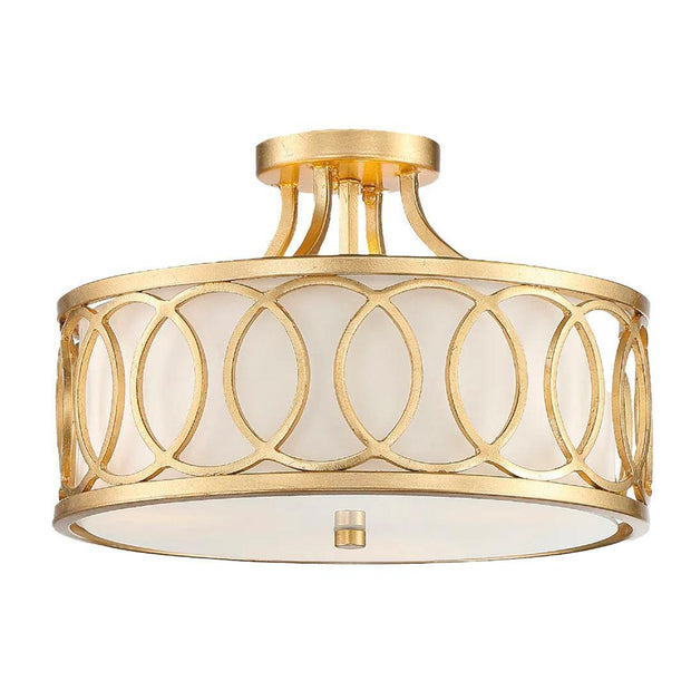 Gamma Collection - Flush Mount - Gold Leaf