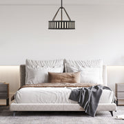 Kirby Collection - Chandelier - Matte Black Frame - W:39cm