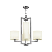 Bowery Collection - 4 Light Chandelier - Antique Nickel