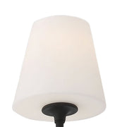 Huntington Collection - 4 Light - Chandelier - Matte Black Frame
