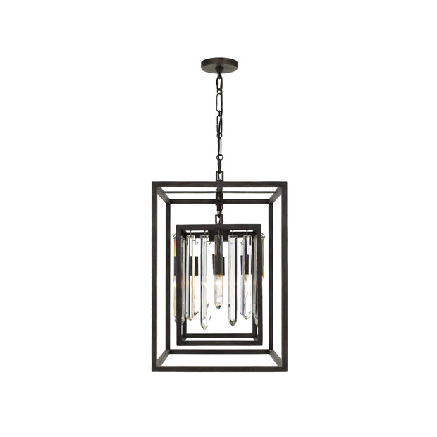 Jace Collection - 4 Lights Pendant - Forged Bronze
