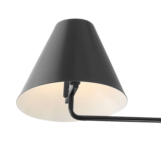 Keenan Collection - Chandelier - Matte Black Frame - L:137cm
