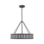 Kirby Collection - Chandelier - Matte Black Frame - W:57cm