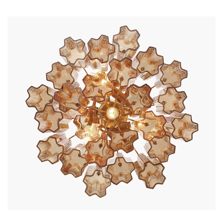 Odelle Collection - Ring Chandelier - Satin Brass - W:45cm
