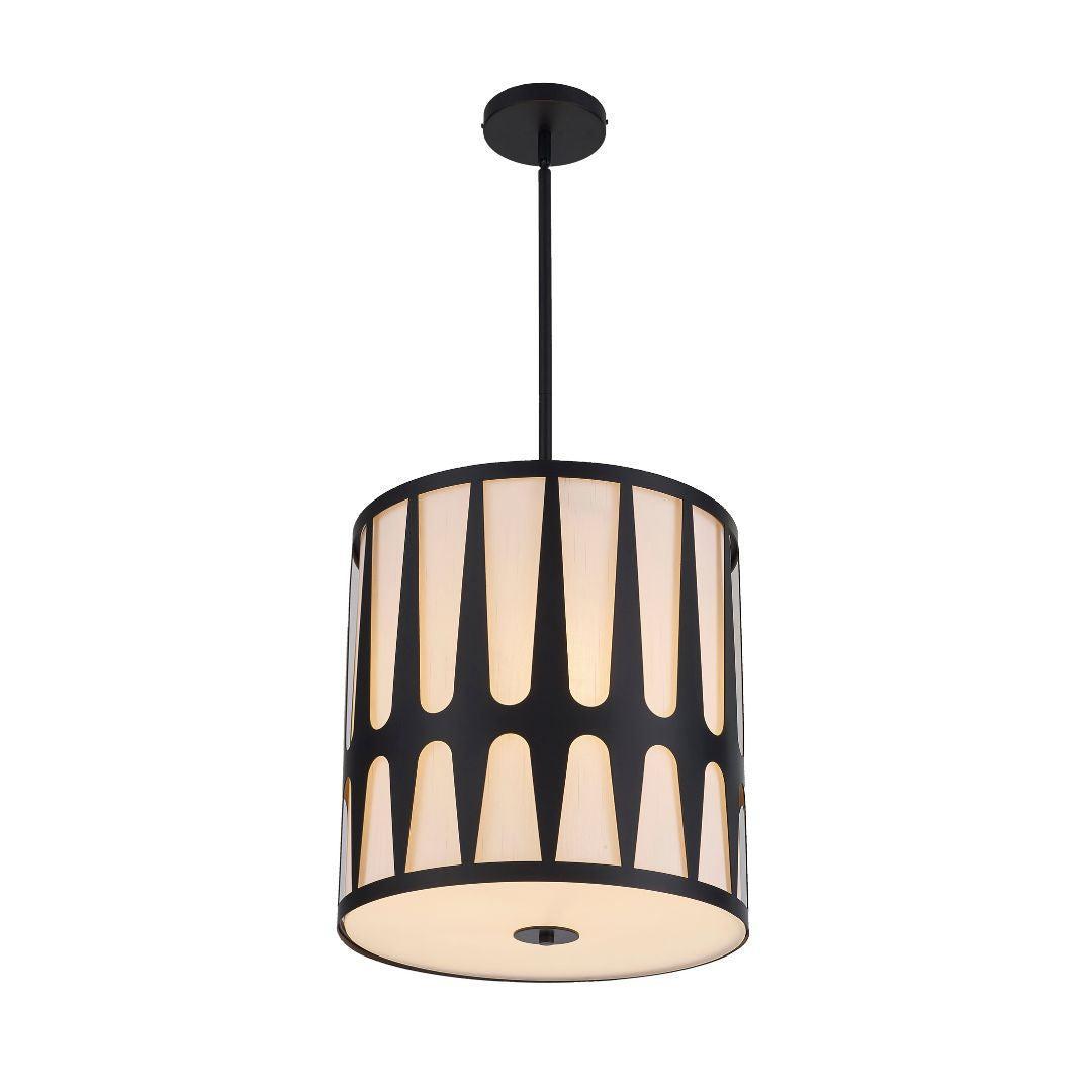 Shyla Collection - Pendant - Matte Black - W:43cm