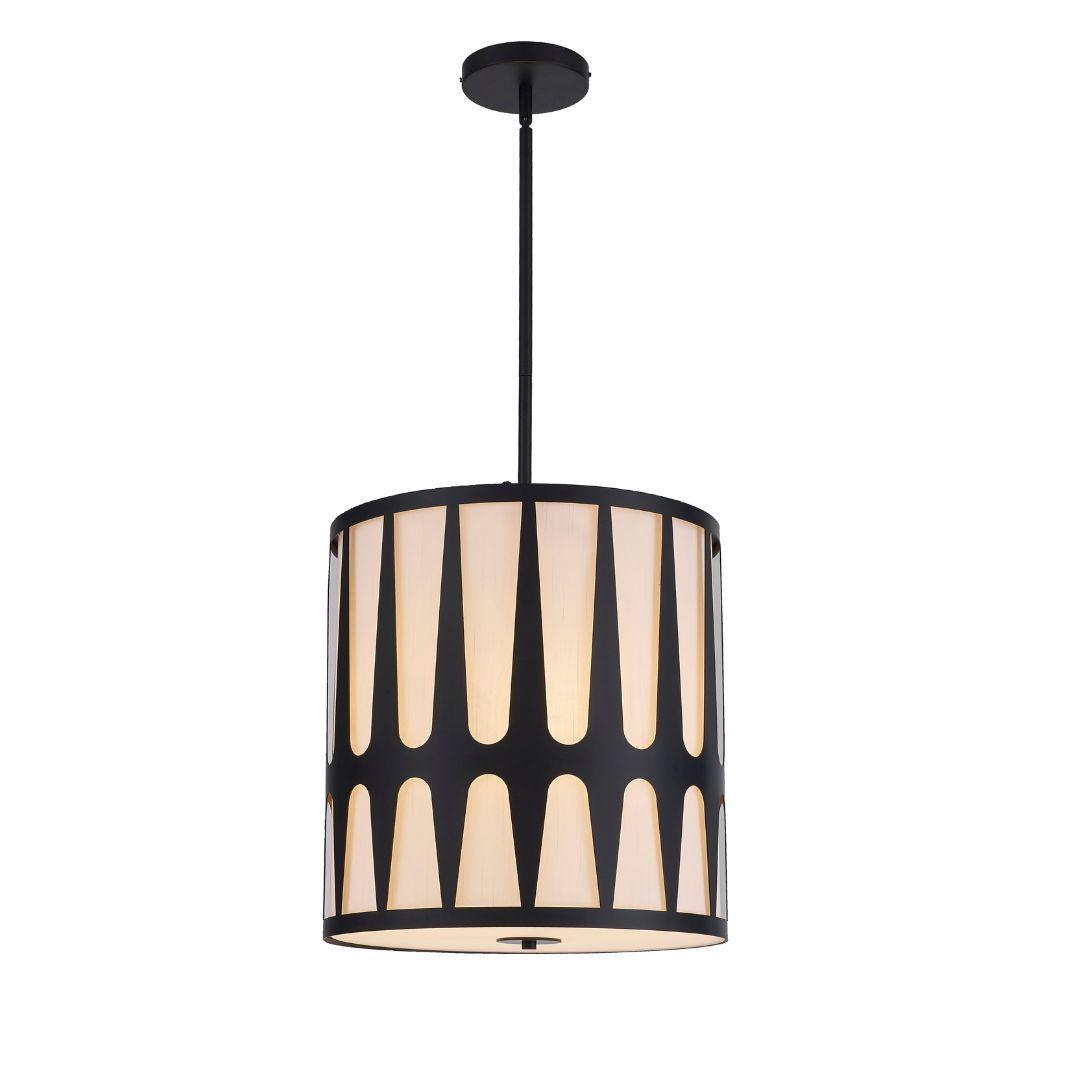 Shyla Collection - Pendant - Matte Black - W:43cm