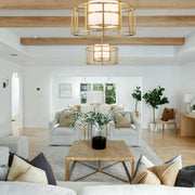 Dixon Collection - Chandelier - W:64cm - Satin Brass