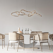 Hampton Collection - Chandelier - Brushed Champagne