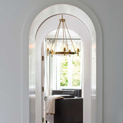 Hanley Collection - 5 Light Chandelier - Satin Brass